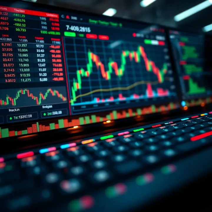 Forex trading platform interface showing currency pairs and charts