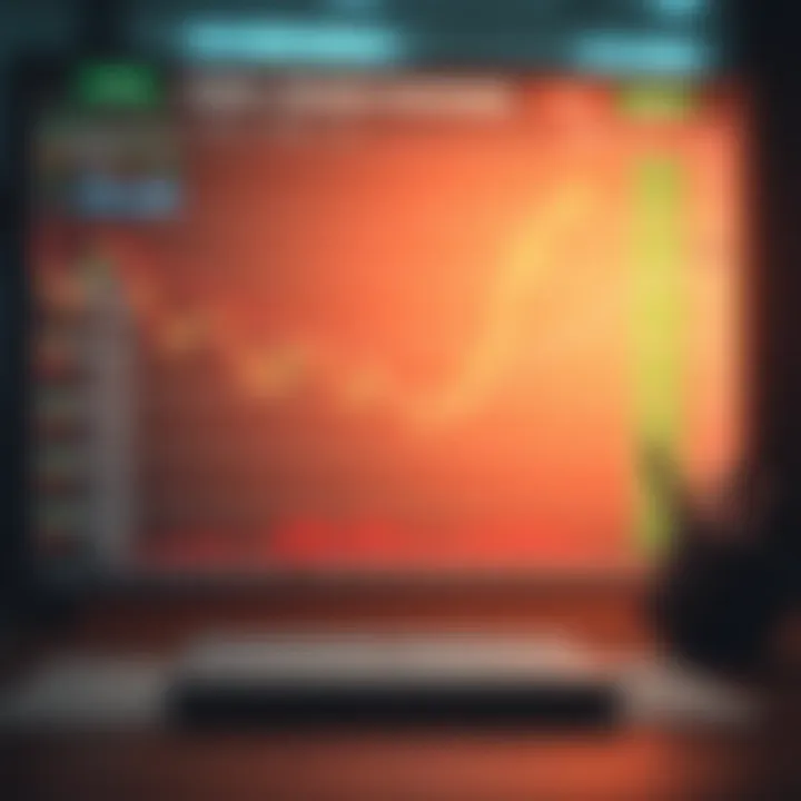 Chart showing main forex trading strategies and risk management techniques