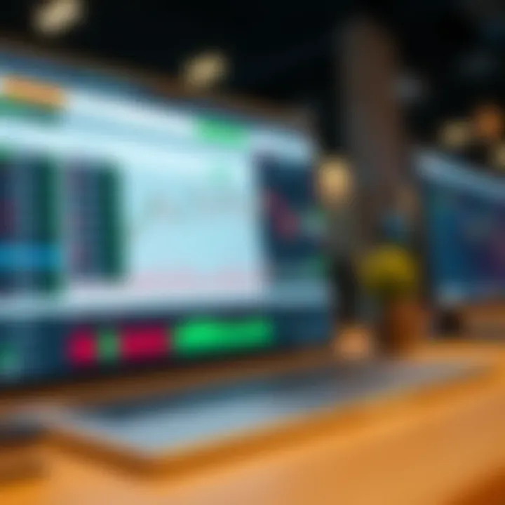 Online Trading Platform Featuring Forex Broker Selection and Market Analytics Secure online trading platform interface showing forex broker options and analytics