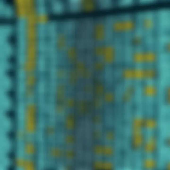 Diagram illustrating the concept of binary search on a sorted dataset dividing the search space in half