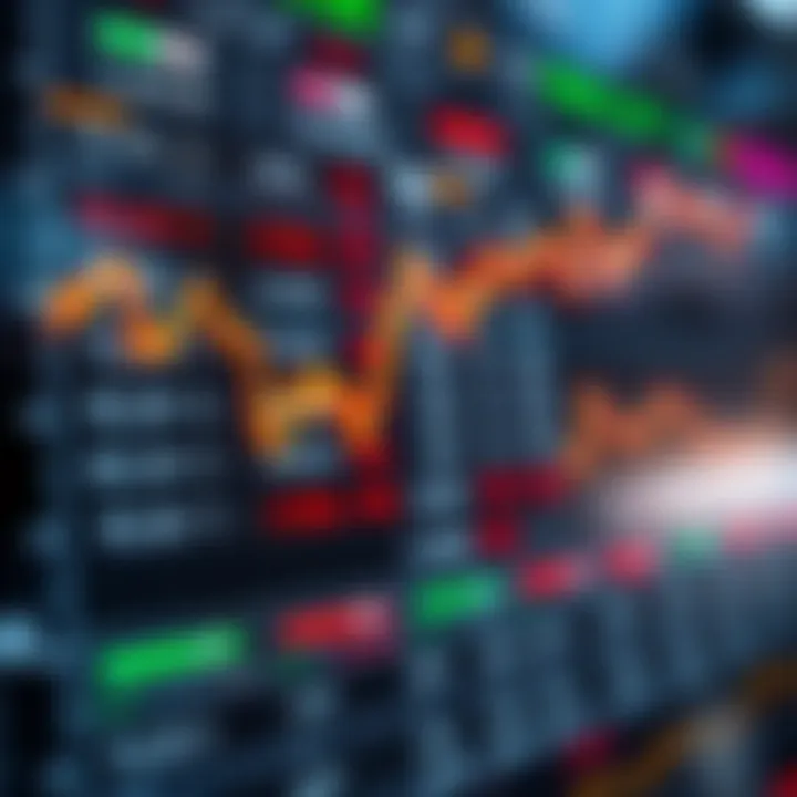 Forex Trading Platform Interface Highlighting Key Tools and Currency Rates User interface of a forex trading platform displaying real-time currency exchange rates