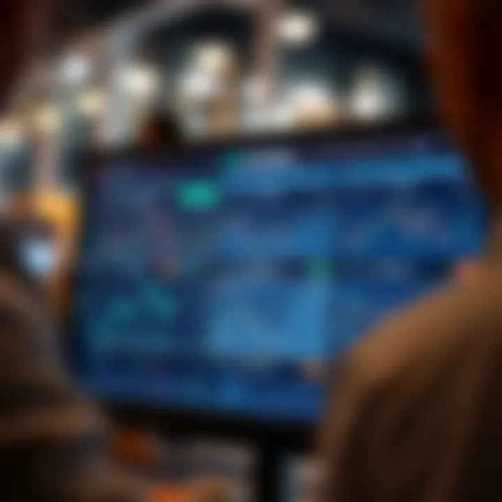 Comparison of features from multiple trading apps on a digital screen