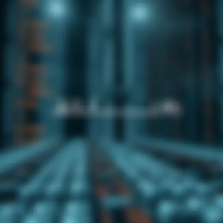 Binary Search Mechanism in a Sorted Dataset Diagram showing binary search dividing a sorted list and selecting middle element for comparison