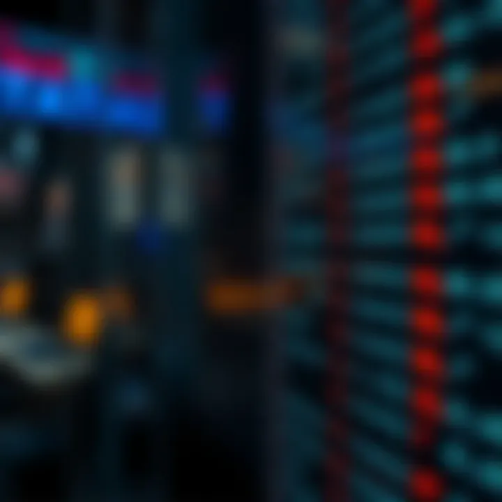 Visualization of the linear search algorithm scanning each element in a list sequentially