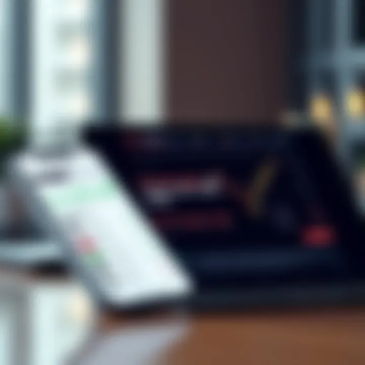 Feature Overview of a Low-Cost Trading Application User interface screenshot showing features of a cost-effective trading app