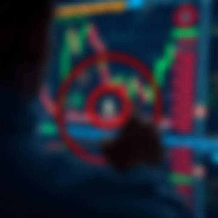 Conceptual illustration of risk management tools like stop-loss orders and profit targets in forex trading
