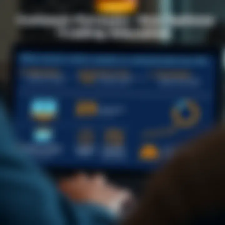 Graphic depicting various popular online course formats such as video lessons, interactive quizzes, and downloadable resources