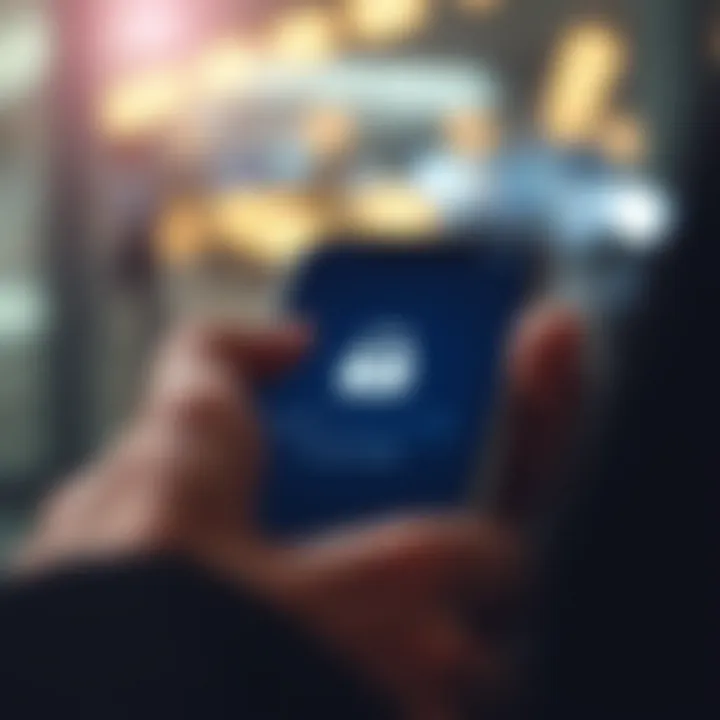 Secure Access Features in Mobile Trading Platforms Secure login screen on a smartphone emphasizing data protection for trading activities