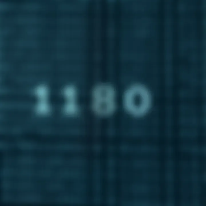 Diagram illustrating the conversion of a binary number into its equivalent Grey code
