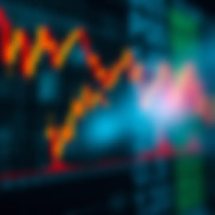 Visual representation of a hammer candlestick pattern indicating possible price trend reversal in stock market