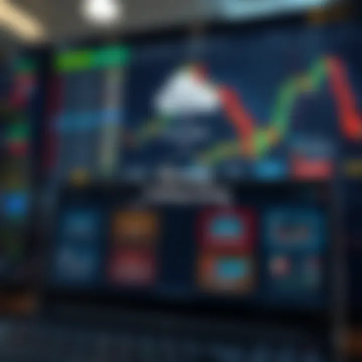 Diagram illustrating key forex trading concepts and strategy flow