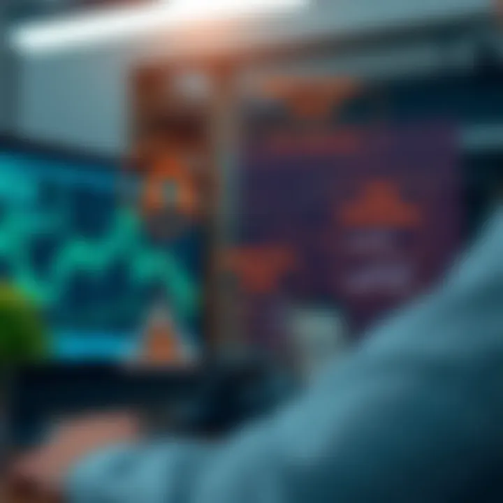 Conceptual graphic illustrating regulatory frameworks and risk warnings for binary trading