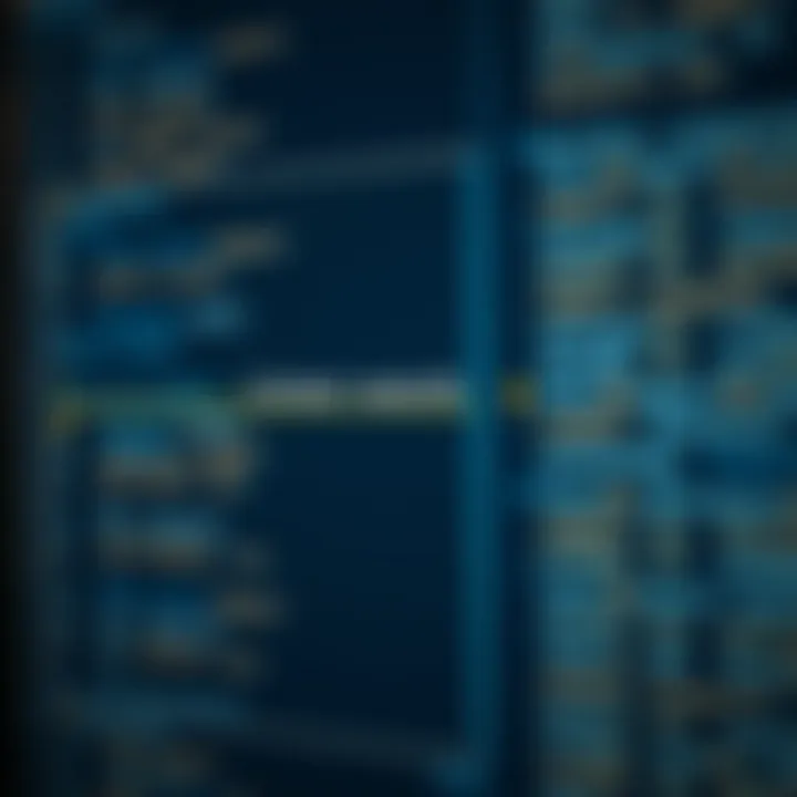 Diagram illustrating the linear search algorithm scanning elements sequentially in a list