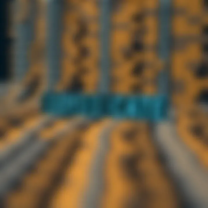 Diagram displaying a sorted array with mid-point selection dividing the search range in binary search method