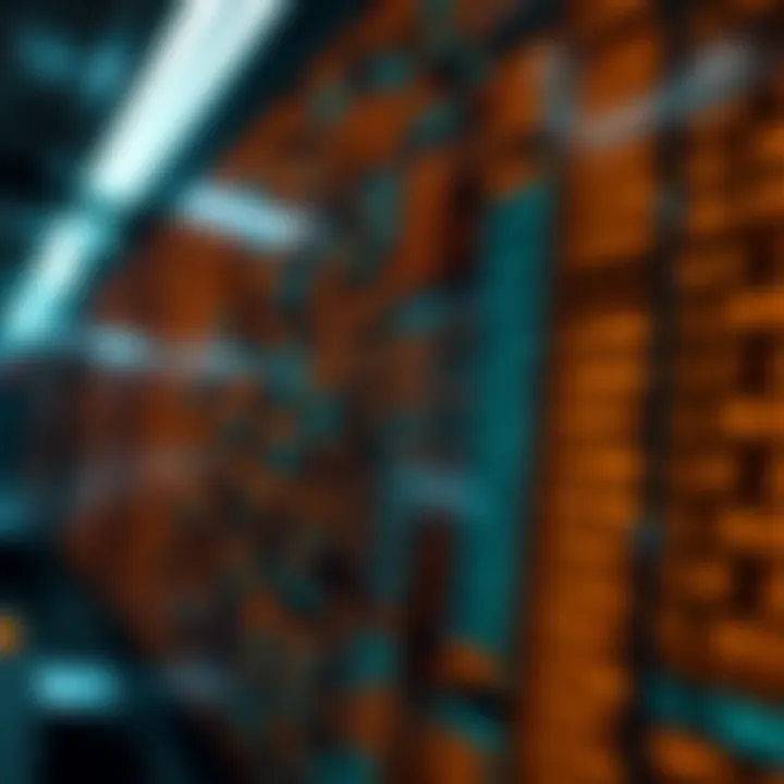 Illustration showing a sequence of elements being checked one by one in a list to find a target value