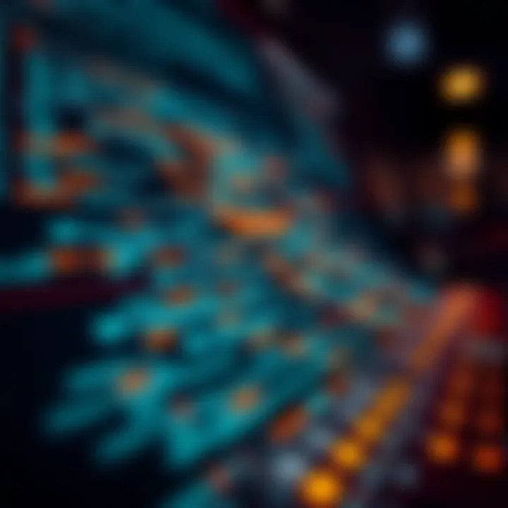 Diagram illustrating the linear search algorithm scanning elements sequentially