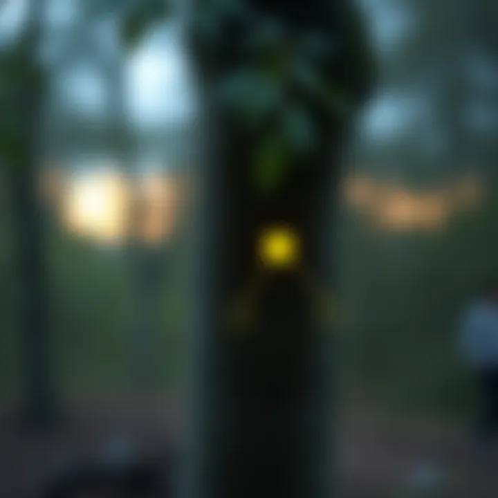 Diagram showing binary tree structure with highlighted nodes representing the lowest common ancestor