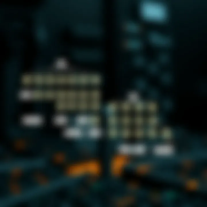 Illustration of a binary tree structure showing nodes and branches with depth levels labeled