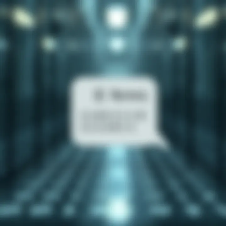 Diagram illustrating the concept of binary search on a sorted list