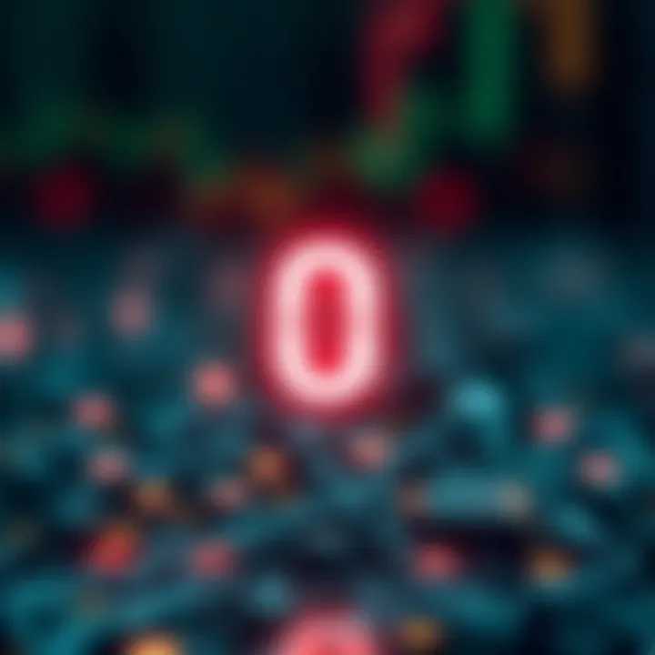 Diagram illustrating a single binary digit representing either zero or one