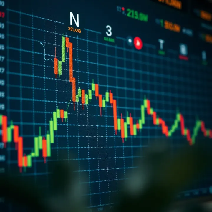 Chart displaying a bullish engulfing candlestick pattern indicating a potential market uptrend