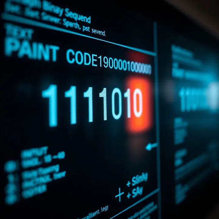 Digital Interface for Translating Binary Sequences into English Text Screenshot of a digital tool interface showing binary input being converted to readable English text