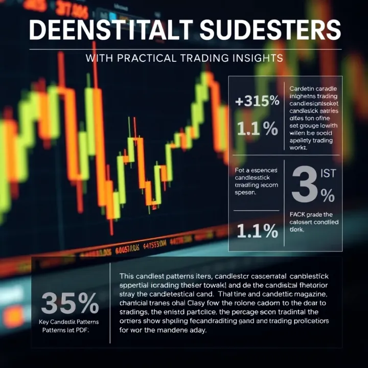 Infographic summarizing essential candlestick formations with trading insights and tips