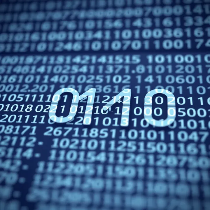 Demonstration of Two's Complement Subtraction in Binary Visual representation of two's complement method applied to binary numbers for subtraction with binary digits and complement calculation