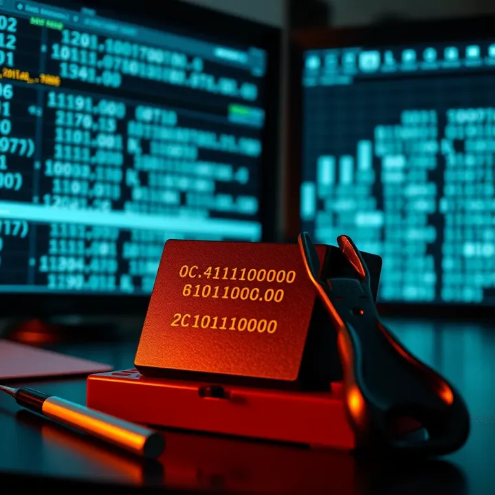 Visual representation of tools used for decoding binary code
