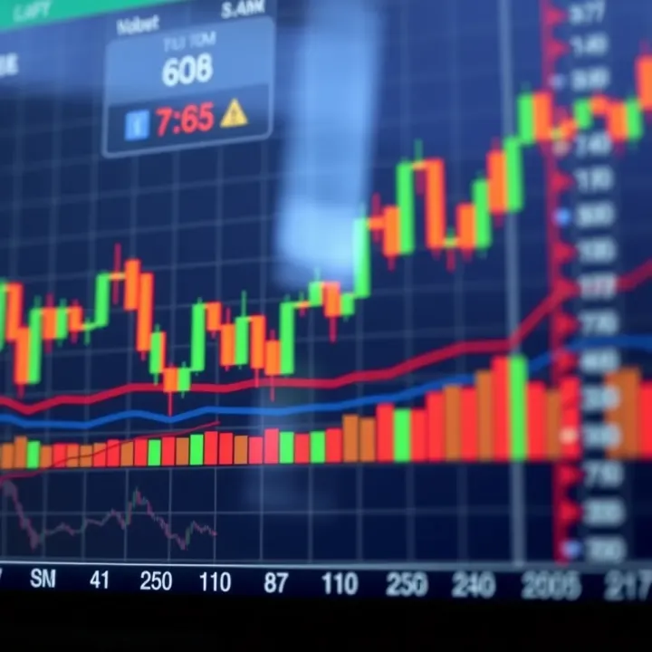 Chart displaying various common candlestick patterns used in trading analysis