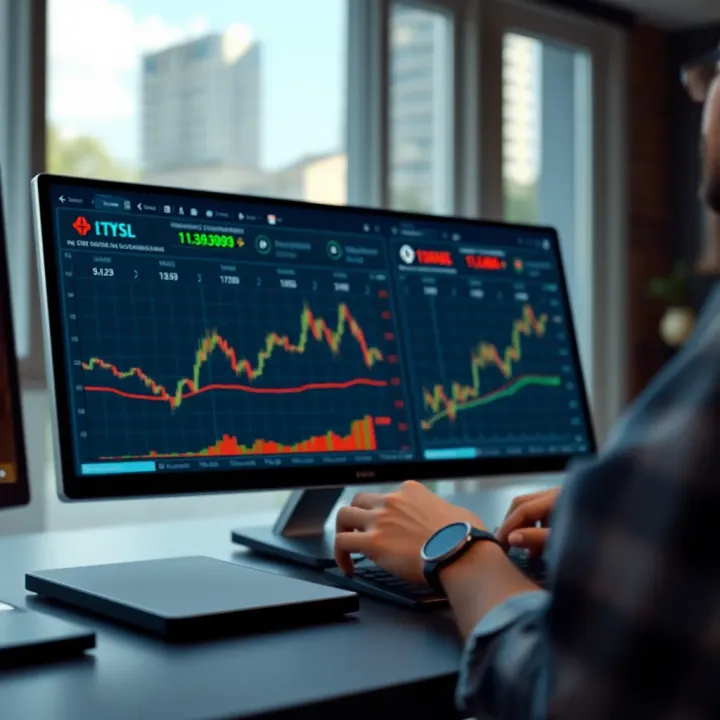 Options Trading Tools and Risk Management Dashboard Dashboard displaying real-time options trading tools and risk management features