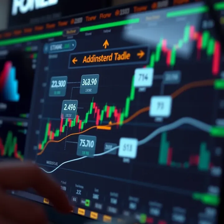 Diagram illustrating key forex trading strategies and risk management techniques