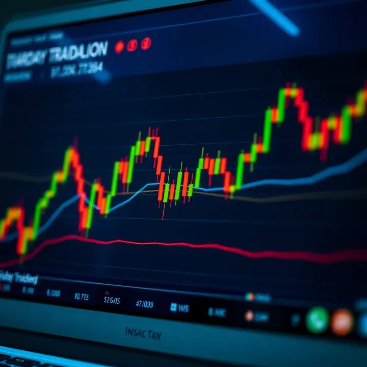 Essential Technical Indicators for Intraday Trading Chart displaying key technical indicators used for intraday trading decisions