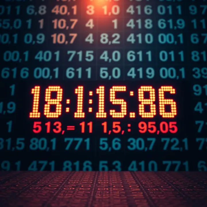 Visual representation of converting binary numbers into decimal format using place values