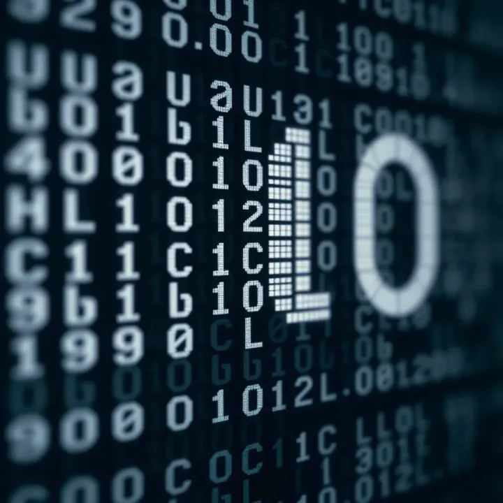 Visual representation of the conversion method from binary code to Gray code with examples