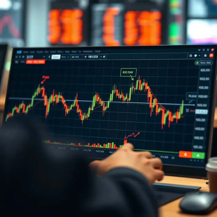 Effective Risk Management Techniques in Forex Trading Graph illustrating risk management strategies with annotated buy and sell points in forex trading